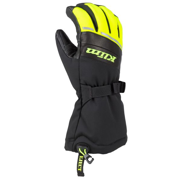 Manusi Snowmobil Klim Manusi Snowmobil Insulated Blaze Gauntlet  Black/Hi-Vis