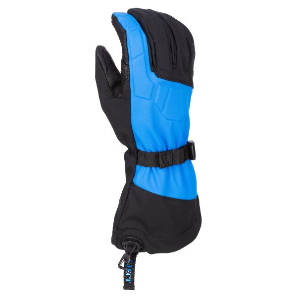 Manusi Snowmobil Klim Manusi Snowmobil Insulated Togwotee Gauntlet Black/Electric Blue Lemonade 24