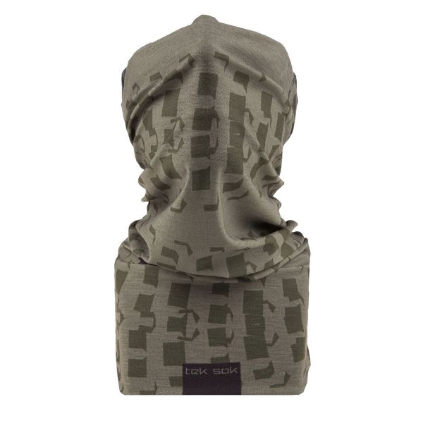 Face Masks Klim Neck Tube Tek Sok Twotrak Burnt Olive