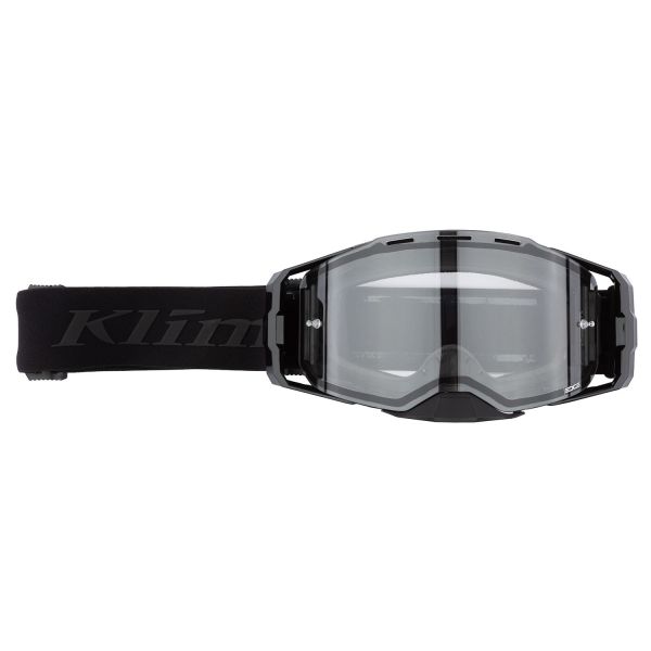 Goggles MX-Enduro Klim MX/Enduro Goggles Edge Stealth Black Clear Lens 25