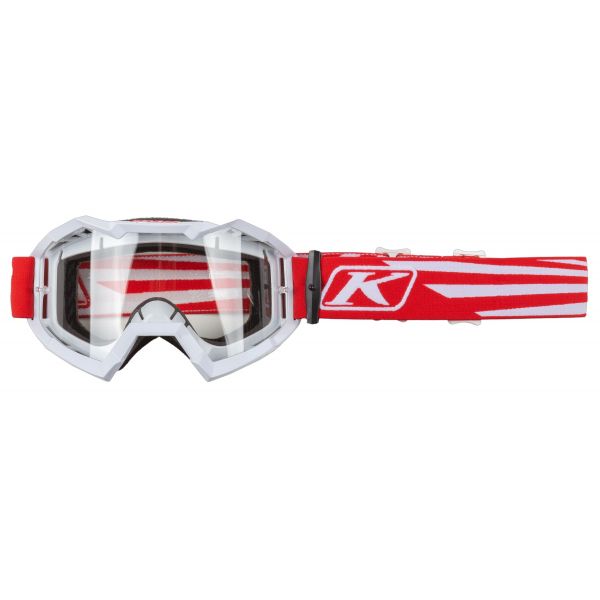Ochelari MX-Enduro Klim Ochelari Moto MX  Viper Off-Road  Illusion Red Clear Lens