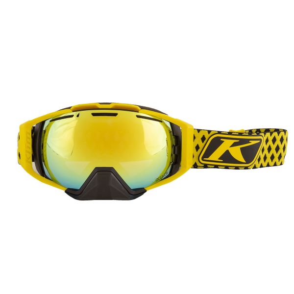 Ochelari MX-Enduro Klim Ochelari Oculus Goggle Diamond Fade Yellow Smoke Gold Mirror and Light Yellow Tint 2020