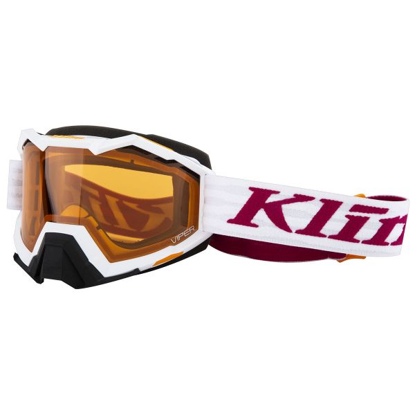 Ochelari Snowmobil Klim Ochelari Snow Viper Linkage White Persimmon 2020