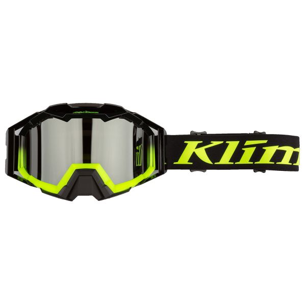 Ochelari Snowmobil Klim Ochelari Snowmobil Viper Pro Vanish Hi-Vis Dark Smoke Silver Mirror
