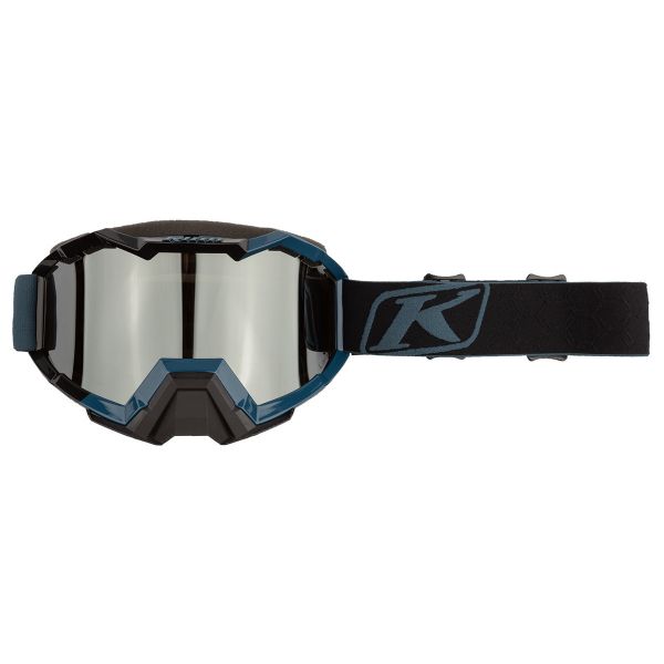 Ochelari Snowmobil Klim Ochelari Snowmobil Viper Hex Petrol Dark Smoke Silver Mirror