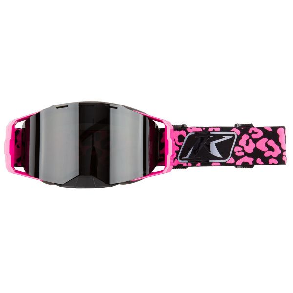 Ochelari Snowmobil Klim Ochelari Snowmobil Edge Focus Knockout Pink Black Chrome Smoke Polarized 24