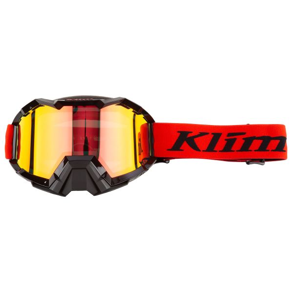 Ochelari Snowmobil Klim Ochelari Snowmobil Viper OSFA Emblem Fiery Red/Black Light Smoke Red Mirror 24