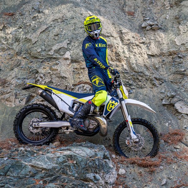 Pantaloni MX-Enduro Klim Pantaloni Moto Enduro XC Lite Corrosion Vivid Blue 23