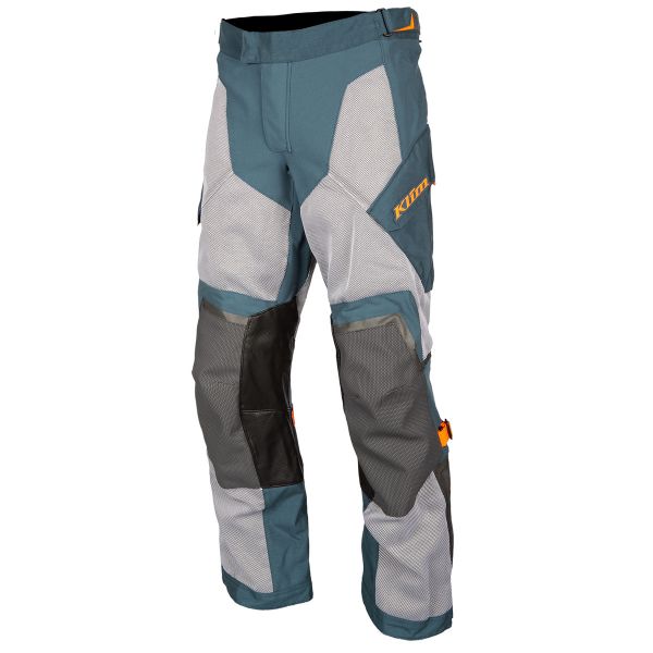 Textile pants Klim Baja S4 Pant Petrol/Strike Orange