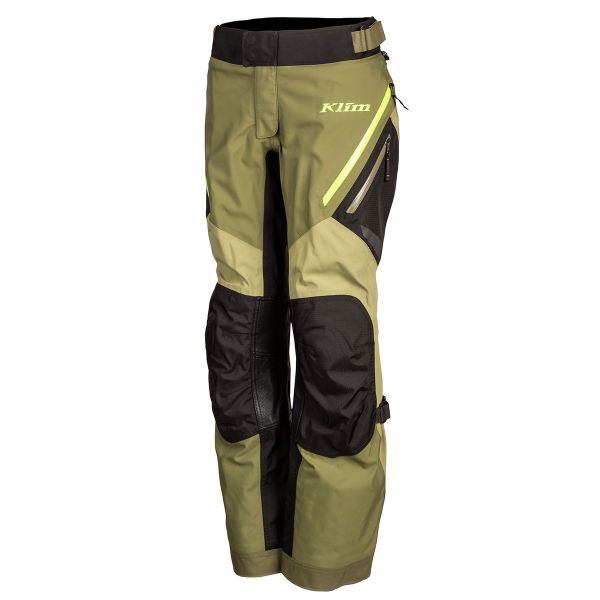 Textile Womens Pants Klim Textile Lady Moto Pants Artemis Sage/Hi-Vis Tall