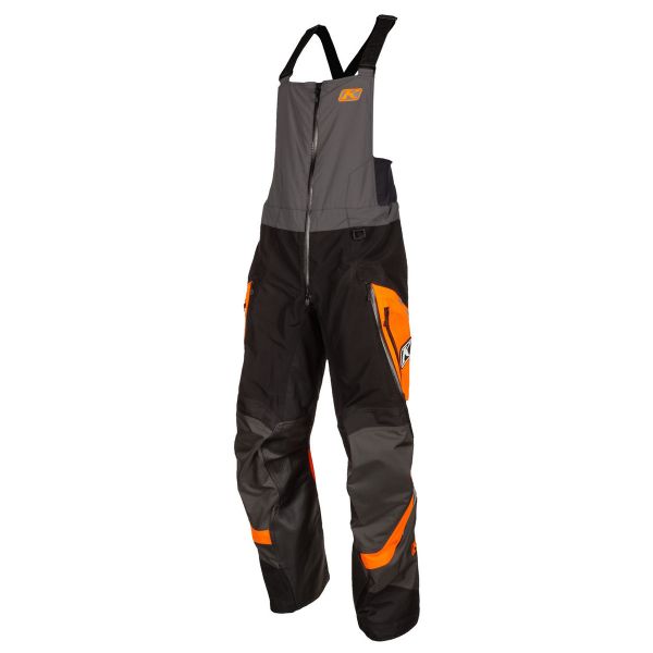 Bibs Klim Non-Insulated Snowmobil Pants Havoc Bib Strike Orange