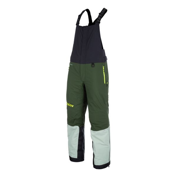 Bibs Klim Insulated Snow Pants Element Bib Kombu Green/Hi-Vis 25