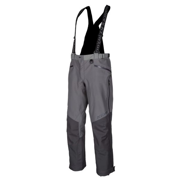 Bibs Klim Non-Insulated Snowmobil Powerxross Pant Castlerock Gray/Asphalt