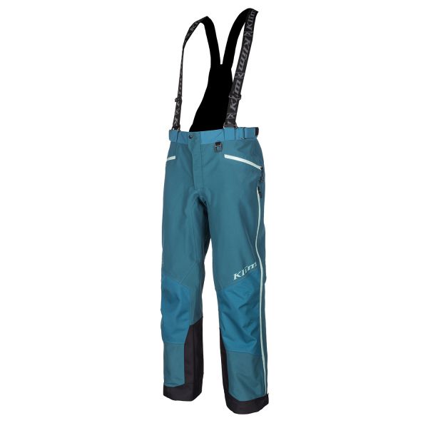 Bibs Klim Non-Insulated Snowmobil Powerxross Pant Petrol/Slate Gray
