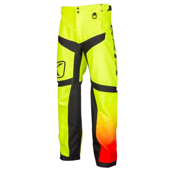 Pantaloni Snow Klim Pantaloni Snowmobil Non-Insulated Revolt Fiery Red/Hi-Vis 24
