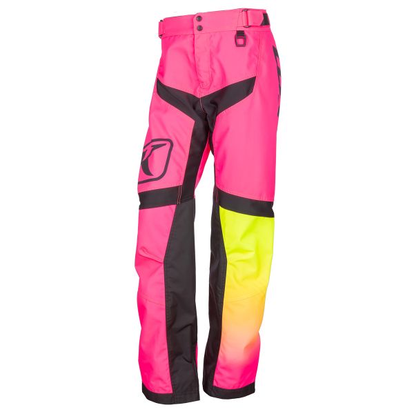 Pantaloni Snow Klim Pantaloni Snowmobil Non-Insulated Revolt Knockout Pink/Hi-Vis 24