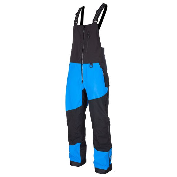 Pantaloni Snow Klim Pantaloni Snowmobil Non-Insulated Storm Bib Electric Blue Lemonade/Black 24