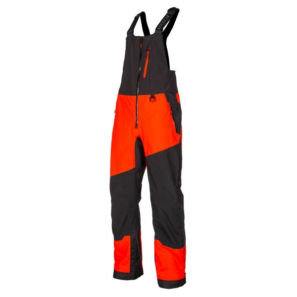 Bibs Klim Non-Insulated Snowmobil  Storm Bib Fiery Red/Black