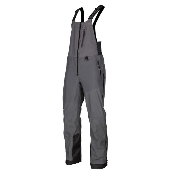 Bibs Klim Non-Insulated Snowmobil  Storm Bib Tall Asphalt/Black