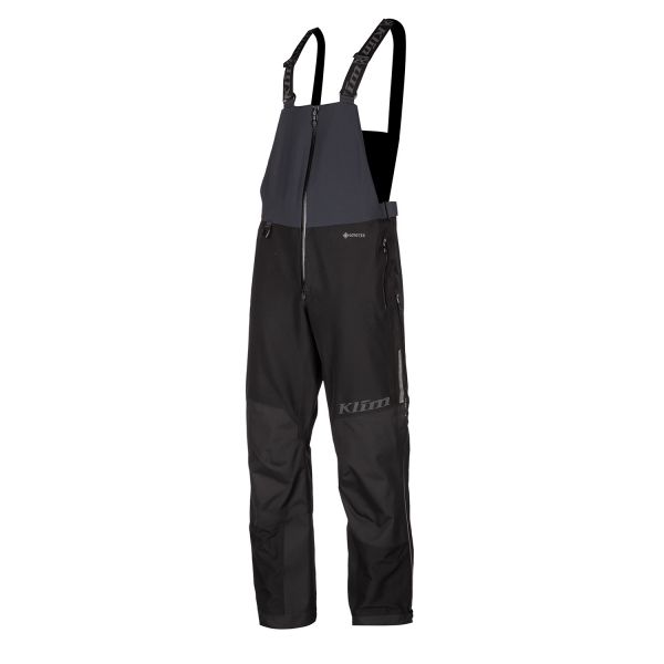 Bibs Klim Non-Insulated Snowmobil Tomahawk Bib Short Black/Metallic Black