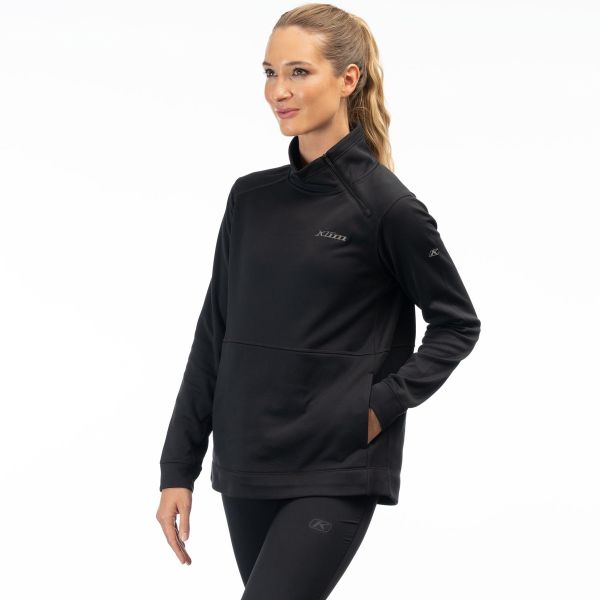 Geci/Hanorace Casual Klim Bluza Dama Solitude Asym Black 24