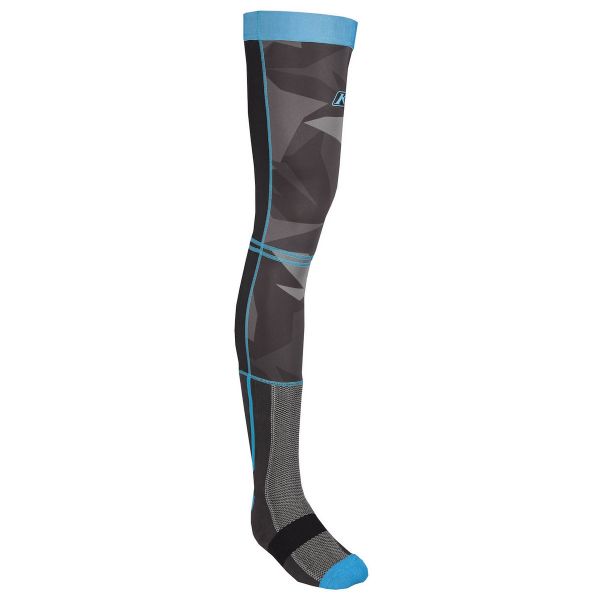 Sosete MX-Enduro Klim Sosete Moto MX Aggressor Cool -1.0 Knee Brace Camo Blue