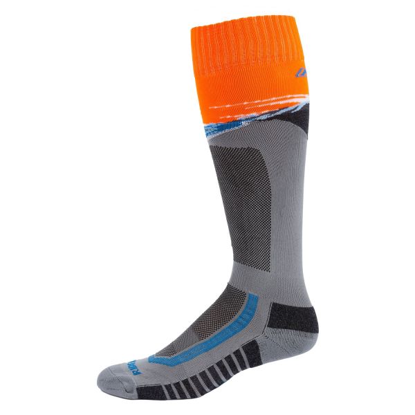 Sosete MX-Enduro Klim Sosete Moto MX/Enduro Aggressor Vented Twoually/Monument/Strike Orange 24