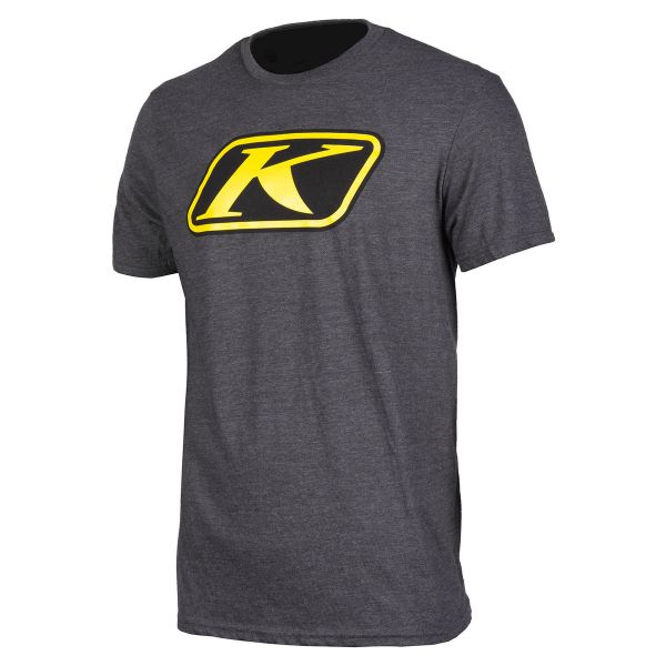 Casual T-shirts/Shirts Klim Don't Follow Me SS T Gray/Yellow Tee
