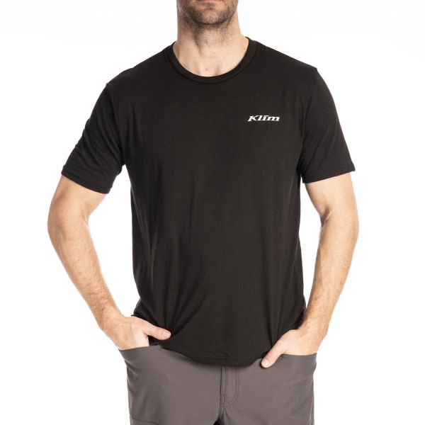 Tricouri/Camasi Casual Klim Tricou Hawley Tri-blend Black/Russet Orange 24