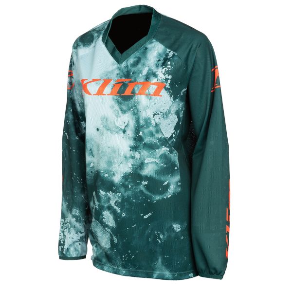 Tricouri MX-Enduro Klim Tricou Moto Enduro Dama XC Lite Corrosion June Bug 23