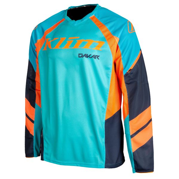 Jerseys MX-Enduro Klim Dakar Jersey Arctik Blue