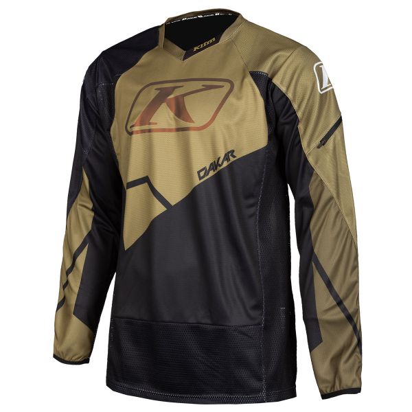 Jerseys MX-Enduro Klim Dakar Jersey Metallik Sage