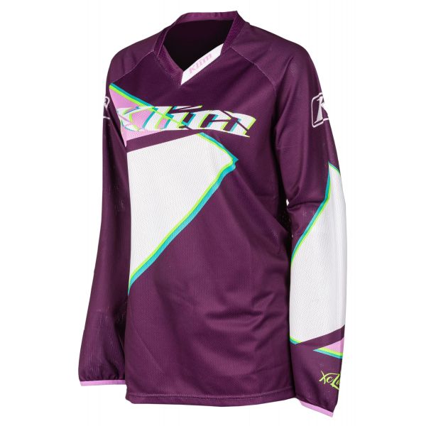 Jerseys MX-Enduro Klim Women's XC Lite Jersey Shattered Purple