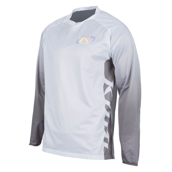 Jerseys MX-Enduro Klim Enduro Moto Jersey XC Lite Purist White/Monument 24
