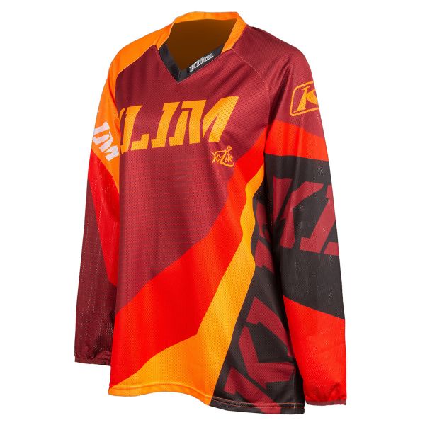 Jerseys MX-Enduro Klim Women's XC Lite Jersey Hot Sauce