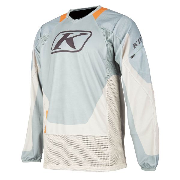 Jerseys MX-Enduro Klim MX/Enduro Jersey Dakar Synth Slate Gray/Peyote 25