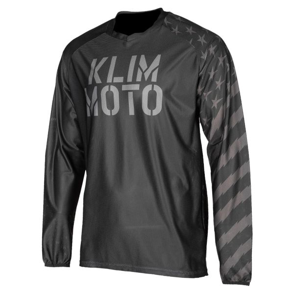 Jerseys MX-Enduro Klim Petrol Jersey Black
