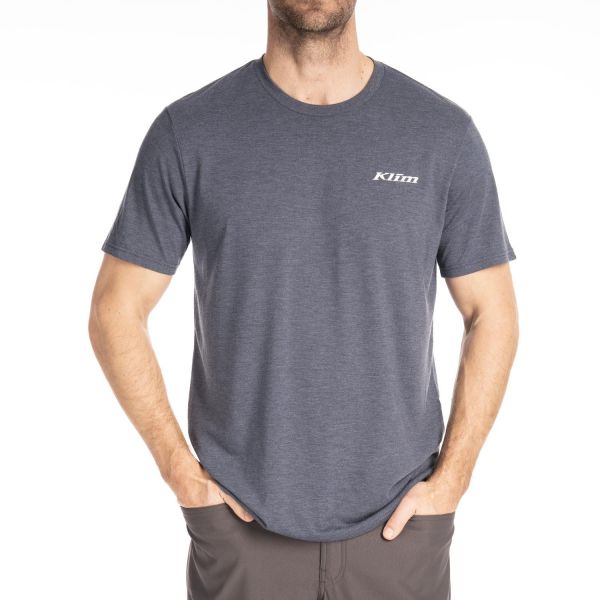 Tricouri/Camasi Casual Klim Tricou Saddle Mountain Tri-blend Navy Frost/Monument 24