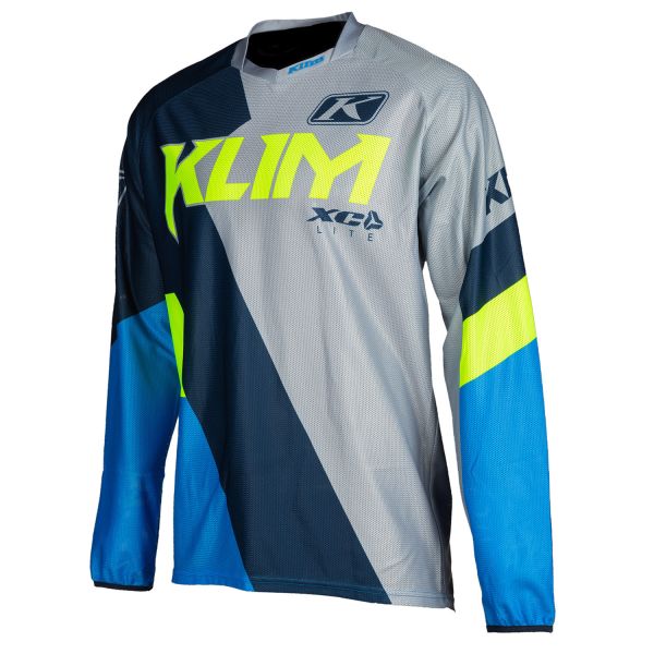 Jerseys MX-Enduro Klim XC Lite Jersey Kinetik Blue
