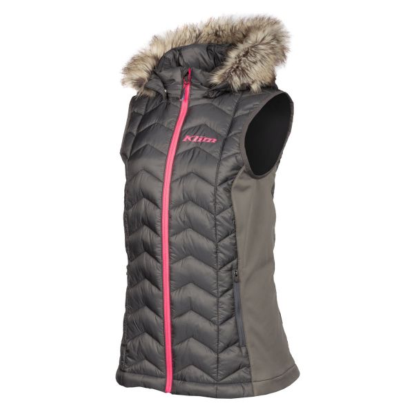 Casual jackets Klim Lady Vest Mid Layer Arise Asphalt Knockout Pink
