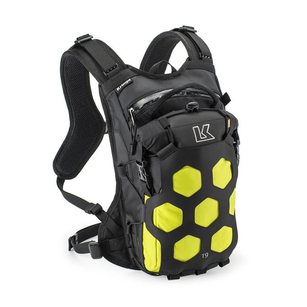 Adventure Back Packs Kriega Trail 9 Adventure Backpack Black/Yellow Fluo