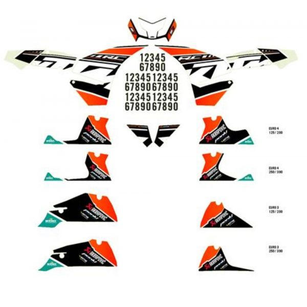 KTM KTM Factory graphics kit KTM