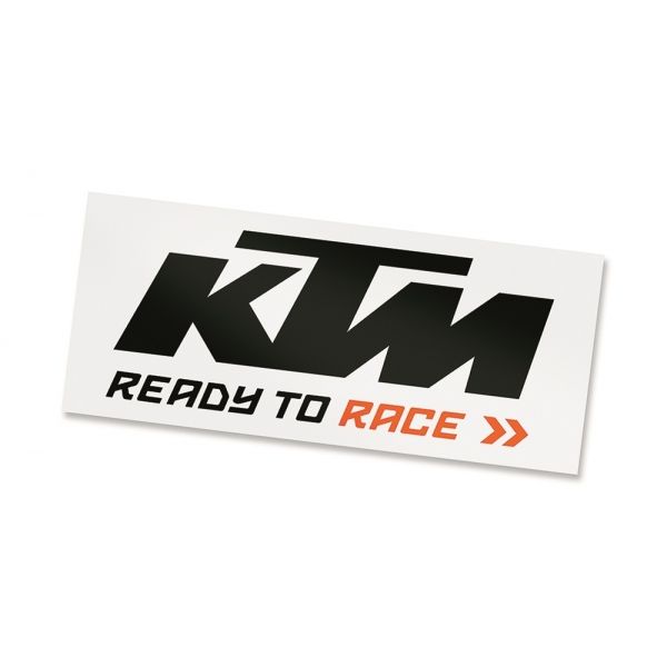 Grafice Moto KTM Logo Van Sticker Black/White
