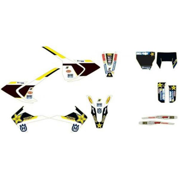 KTM Husqvarna Rockstar graphics kit Husqvarna