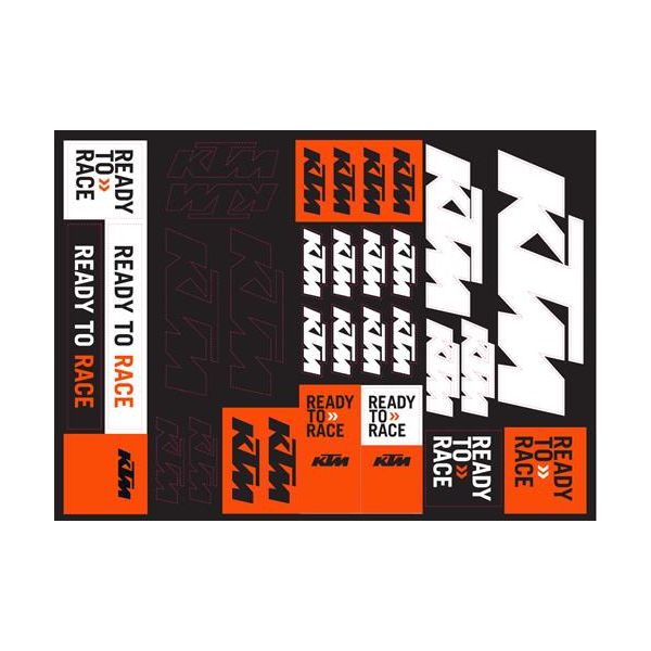 Graphics KTM TEAM CORPORATE STICKER SHEET KTM