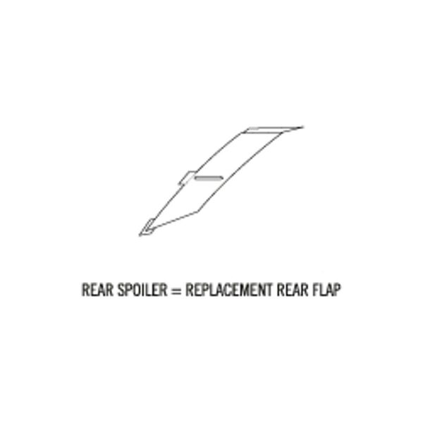 Accesorii Casti Strada KTM X-Spirit III REPLACEMENT REAR SPOILER KTM