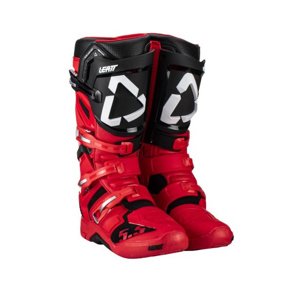 Boots MX-Enduro Leatt Moto Boots Enduro 5.5 Flexlock Black/Red 24
