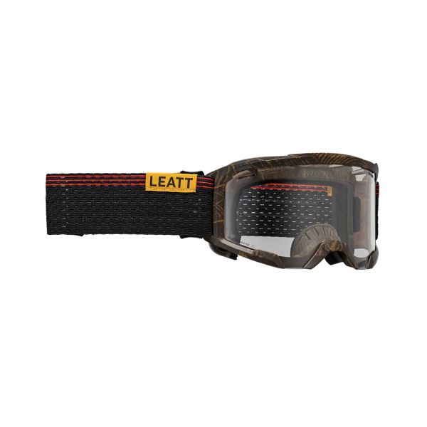 Goggles MX-Enduro Leatt Goggle Velocity 4.0 MTB X-Flow Timber Clear 83 VLT 25