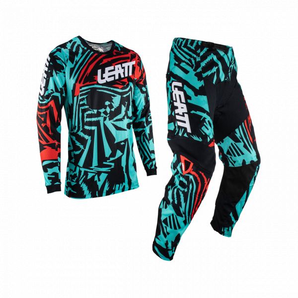Combo MX Enduro Leatt Combo Tricou + Pantaloni Ride Kit Moto 3.5 FuelX