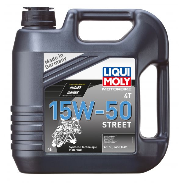 4 stokes engine oil Liqui Moly ENGINE OIL MOTORBIKE 4T 15W-50 SYNTHETIC TECHNOLOGY 4 LITER
